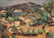 Paul Cezanne Mountains seen from l'Estaque Spain oil painting artist